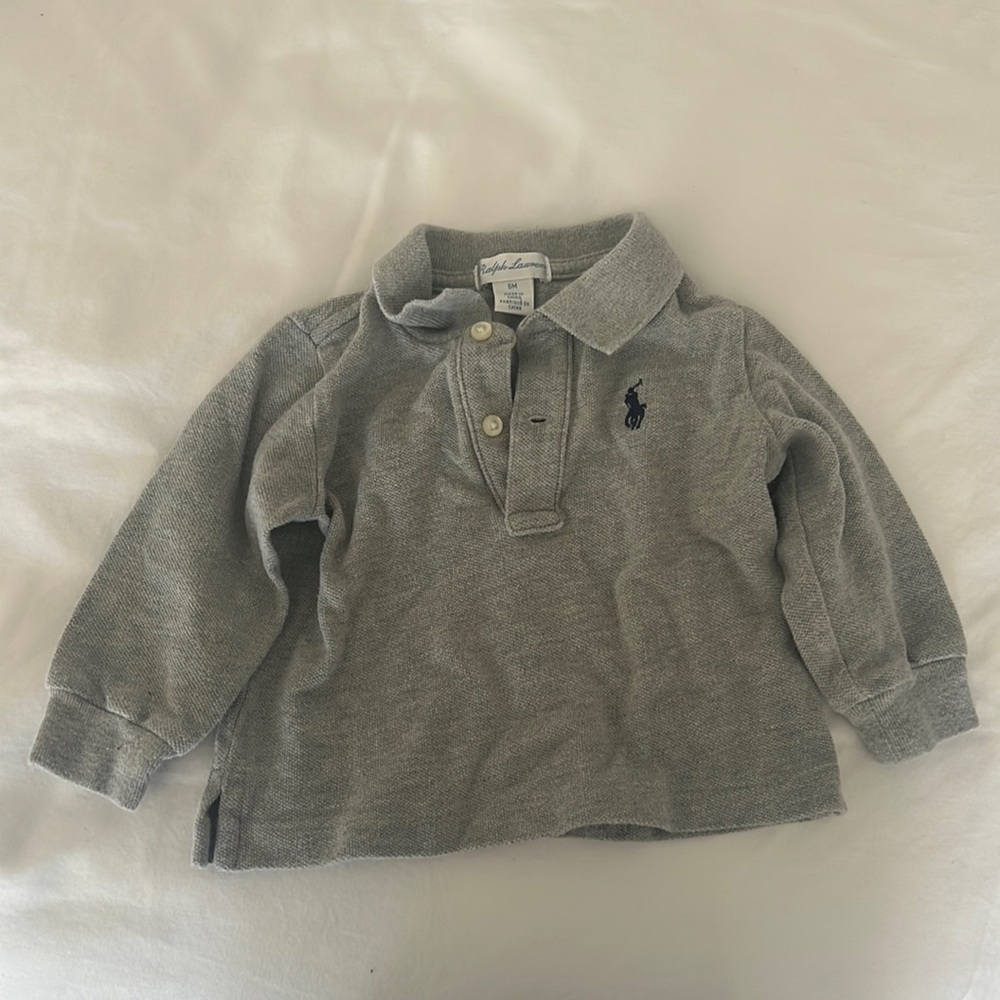 Ralph Lauren Long Sleeved Polo in 6m